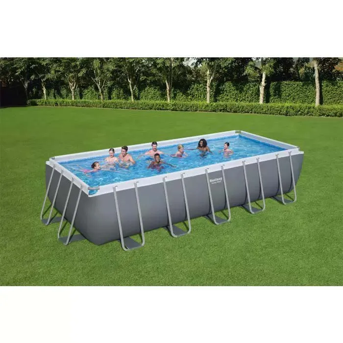 Bestway Power Steel 640x274x132 Cm Stahl Rechteckiger Aufstellpool Mit Rahmen, White / blue, 19281L Bestway Power Steel 640x274x132 Cm Stahl Rechteckiger Aufstellpool Mit Rahmen, White / blue, 19281L