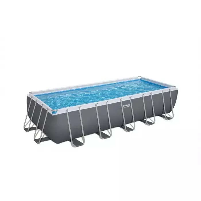 Bestway Power Steel 640x274x132 Cm Stahl Rechteckiger Aufstellpool Mit Rahmen, White / blue, 19281L Bestway Power Steel 640x274x132 Cm Stahl Rechteckiger Aufstellpool Mit Rahmen, White / blue, 19281L