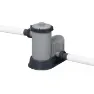 Bestway Power Steel 640x274x132 Cm Stahl Rechteckiger Aufstellpool Mit Rahmen, White / blue, 19281L