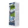 Bestway Power Steel Stone 412x201x122 Cm Stahl Rechteckiger Aufstellpool Mit Rahmen, Grey / blue, 8124L
