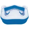 Bestway Quadratischer Aufblasbarer Familienpool 213x207x69 Cm, Blue / white, 575L