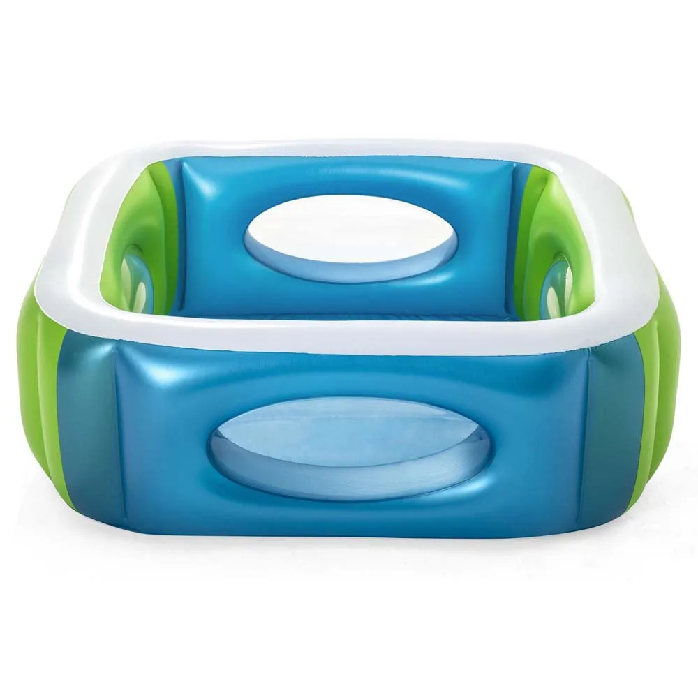 Bestway Quadratischer Aufblasbarer Pool Für Fenster 168x168x56 Cm unisex, Multicolour, 565L