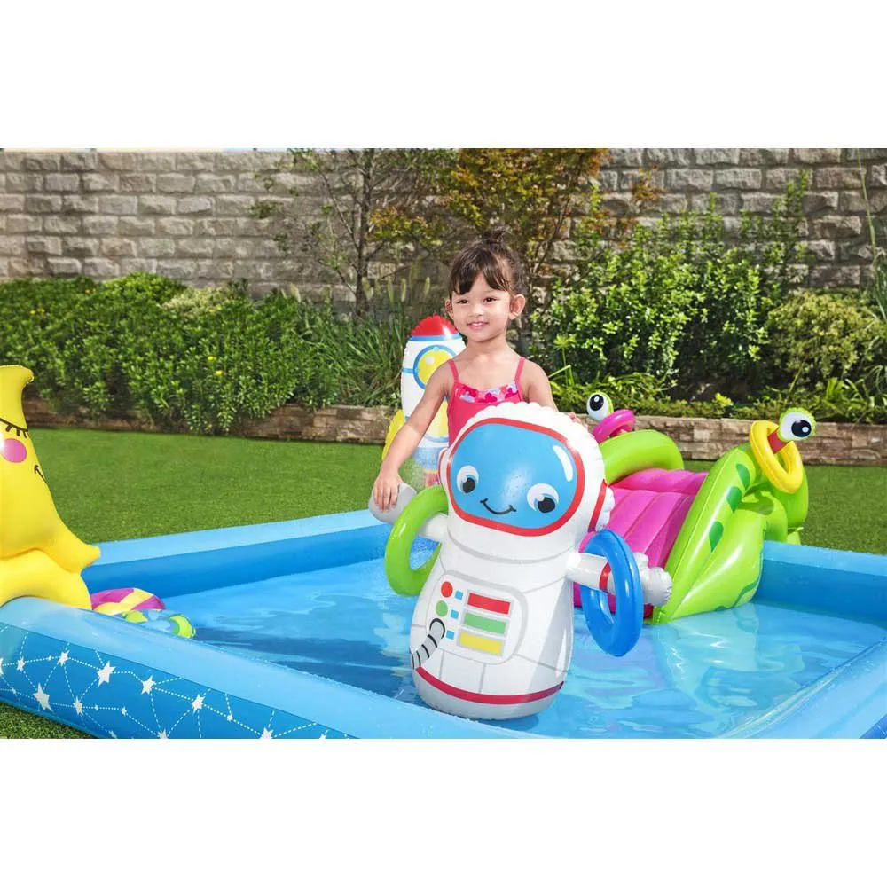 Bestway Quadratischer Aufblasbarer Pool, Multicolour, 308L Bestway Quadratischer Aufblasbarer Pool, Multicolour, 308L
