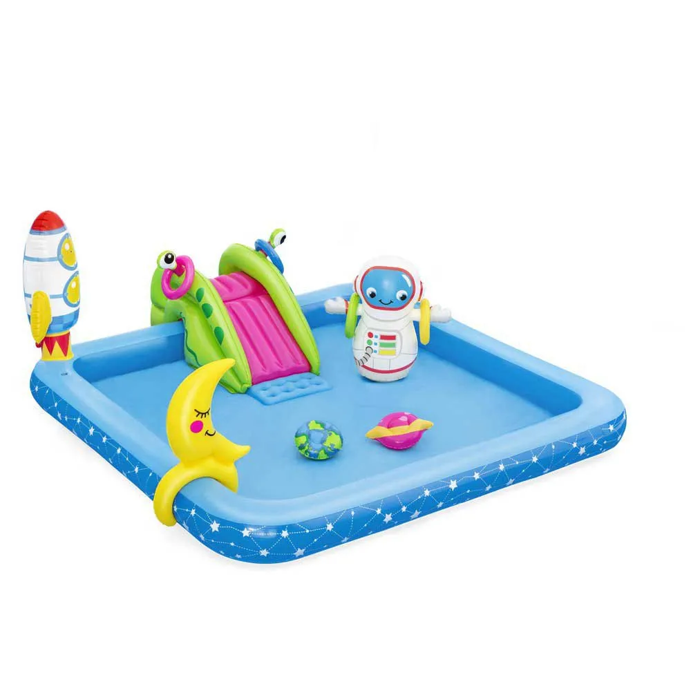 Bestway Quadratischer Aufblasbarer Pool, Multicolour, 308L Bestway Quadratischer Aufblasbarer Pool, Multicolour, 308L