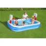Bestway Rechteckiger Aufblasbarer Basketballpool 254x168x102 Cm, Multicolour, 636L