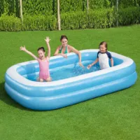 Bestway Rectangular Aufblasbarer Pool 262x175x51 Cm Bestway Rectangular Aufblasbarer Pool 262x175x51 Cm
