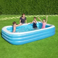 Bestway Rectangular Aufblasbarer Pool 305x183x56 Cm Bestway Rectangular Aufblasbarer Pool 305x183x56 Cm
