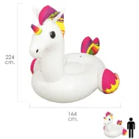 Bestway Riesiger Einhorn-schwimmer 220x195 Cm Bestway Riesiger Einhorn-schwimmer 220x195 Cm