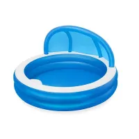 Bestway Runder Aufblasbarer Pool Mit 54337 Litern Und Sonnenschirm Bestway Runder Aufblasbarer Pool Mit 54337 Litern Und Sonnenschirm