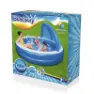 Bestway Runder Aufblasbarer Pool Mit 54337 Litern Und Sonnenschirm, Blue / white, 241 x 241 x 140cm