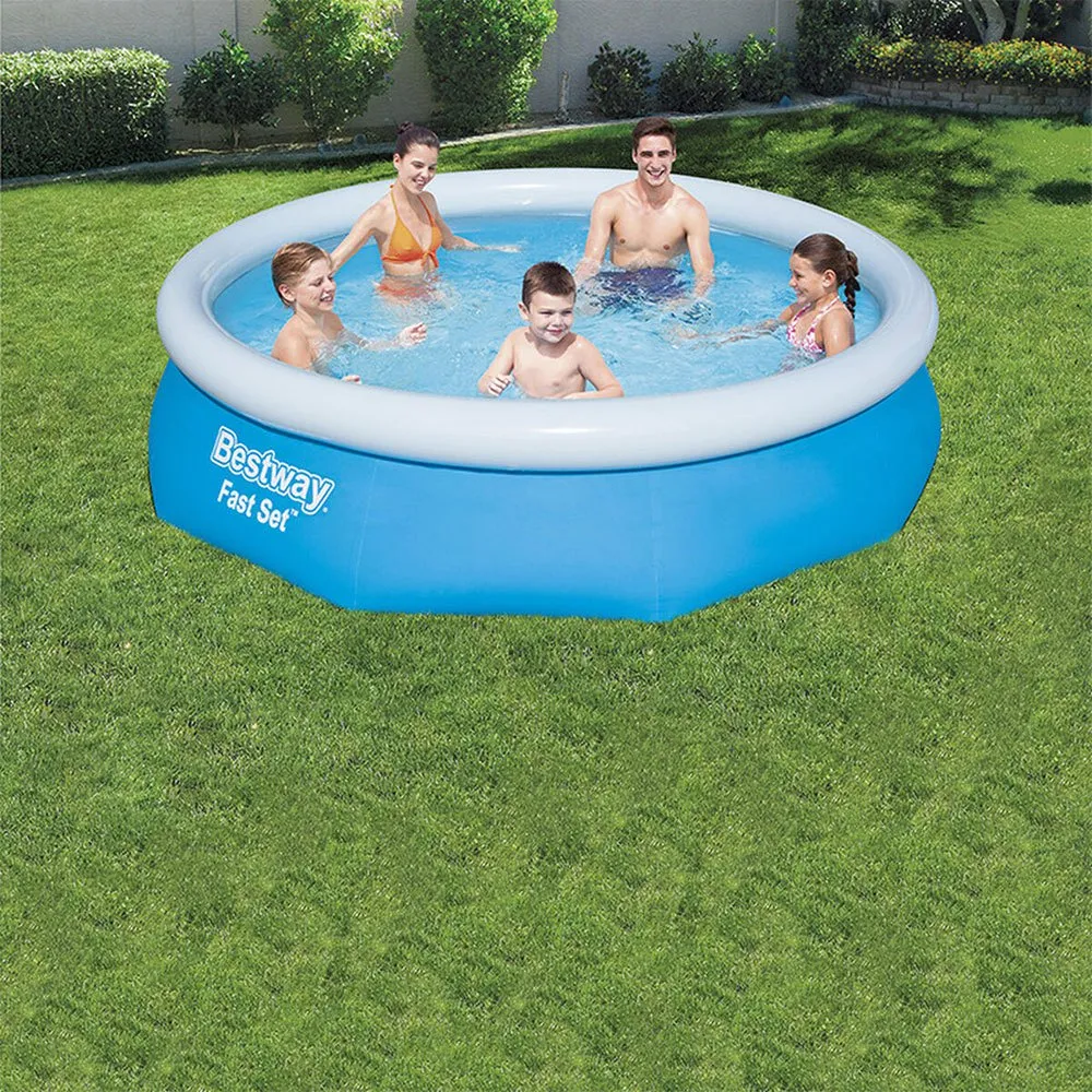 Bestway Schnell Aufstellbarer Ø Pool Ohne Filteranlage 305x76 Cm, Blue, 3800L Bestway Schnell Aufstellbarer Ø Pool Ohne Filteranlage 305x76 Cm, Blue, 3800L