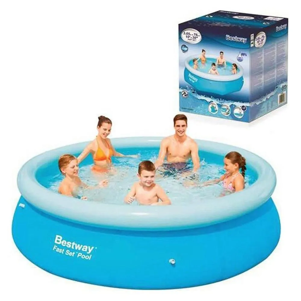 Bestway Schnell Aufstellbarer Ø Pool Ohne Filteranlage 305x76 Cm, Blue, 3800L Bestway Schnell Aufstellbarer Ø Pool Ohne Filteranlage 305x76 Cm, Blue, 3800L