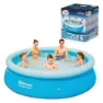 Bestway Schnell Aufstellbarer Ø Pool Ohne Filteranlage 305x76 Cm, Blue, 3800L