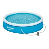 Bestway Schnell Aufstellbarer Runder Pool Mit Filter 366x76 Cm Bestway Schnell Aufstellbarer Runder Pool Mit Filter 366x76 Cm