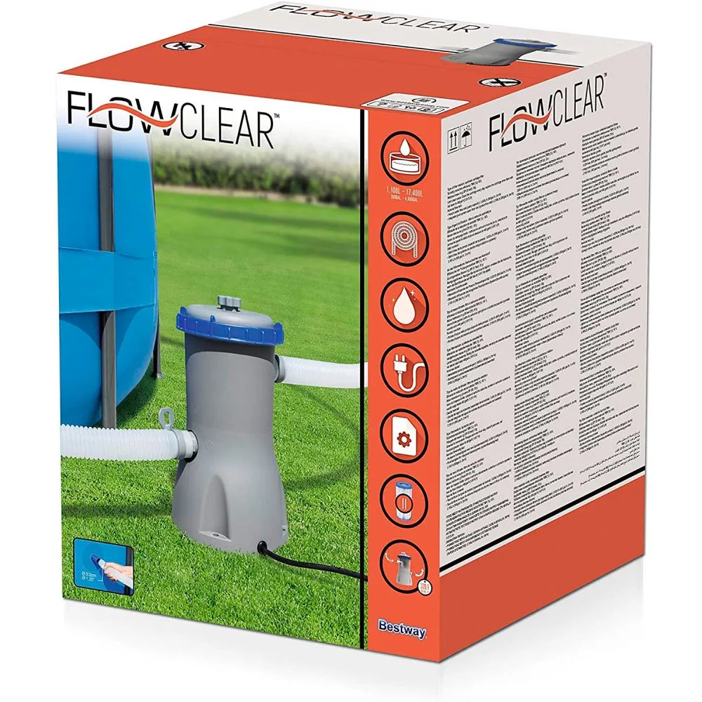 Bestway Schwimmbadwasseraufbereitungsanlage Für 3028 Liter, Multicolor, One Size Bestway Schwimmbadwasseraufbereitungsanlage Für 3028 Liter, Multicolor, One Size