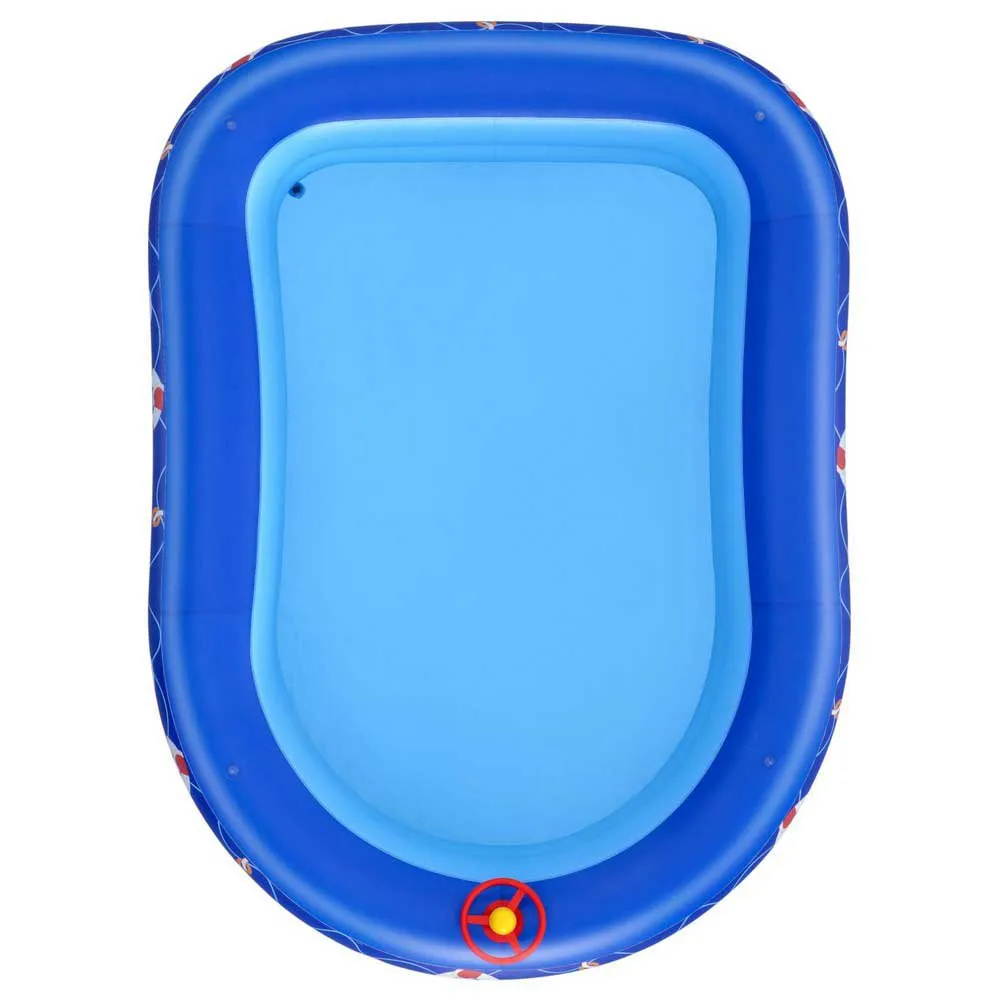 Bestway Sea Captain 213x155x132 Cm Rechteckiges Aufblasbares Schwimmbad, Blue, 282L Bestway Sea Captain 213x155x132 Cm Rechteckiges Aufblasbares Schwimmbad, Blue, 282L