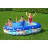 Bestway Sea Captain 213x155x132 Cm Rechteckiges Aufblasbares Schwimmbad, Blue, 282L
