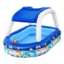 Bestway Sea Captain 213x155x132 Cm Rechteckiges Aufblasbares Schwimmbad, Blue, 282L