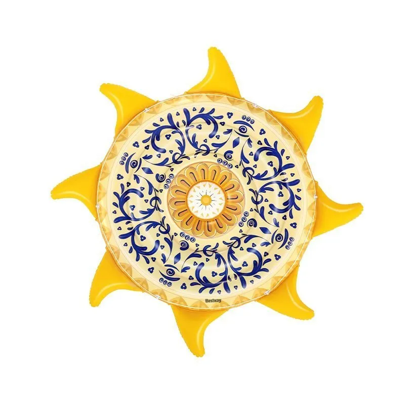 Bestway Sicilia Aufblasbare Insel, Yellow / blue, 226 x 226cm Bestway Sicilia Aufblasbare Insel, Yellow / blue, 226 x 226cm