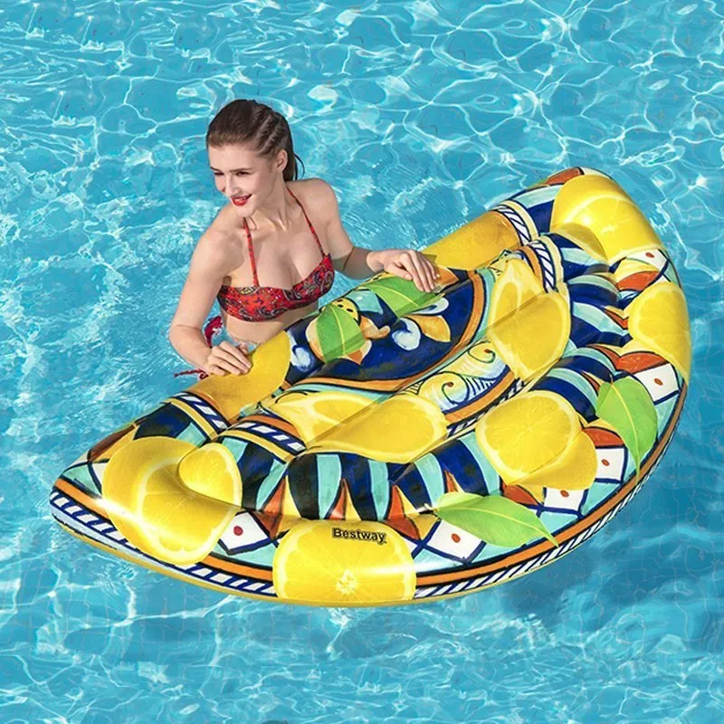 Bestway Sicilia Luftmatratze Für Pool, Yellow, 171 x 89cm Bestway Sicilia Luftmatratze Für Pool, Yellow, 171 x 89cm