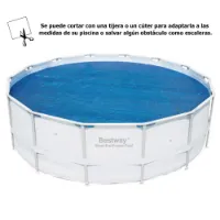 Bestway Solarabdeckung Für Schwimmbecken Mit Metallstruktur Ø 427 Cm Bestway Solarabdeckung Für Schwimmbecken Mit Metallstruktur Ø 427 Cm