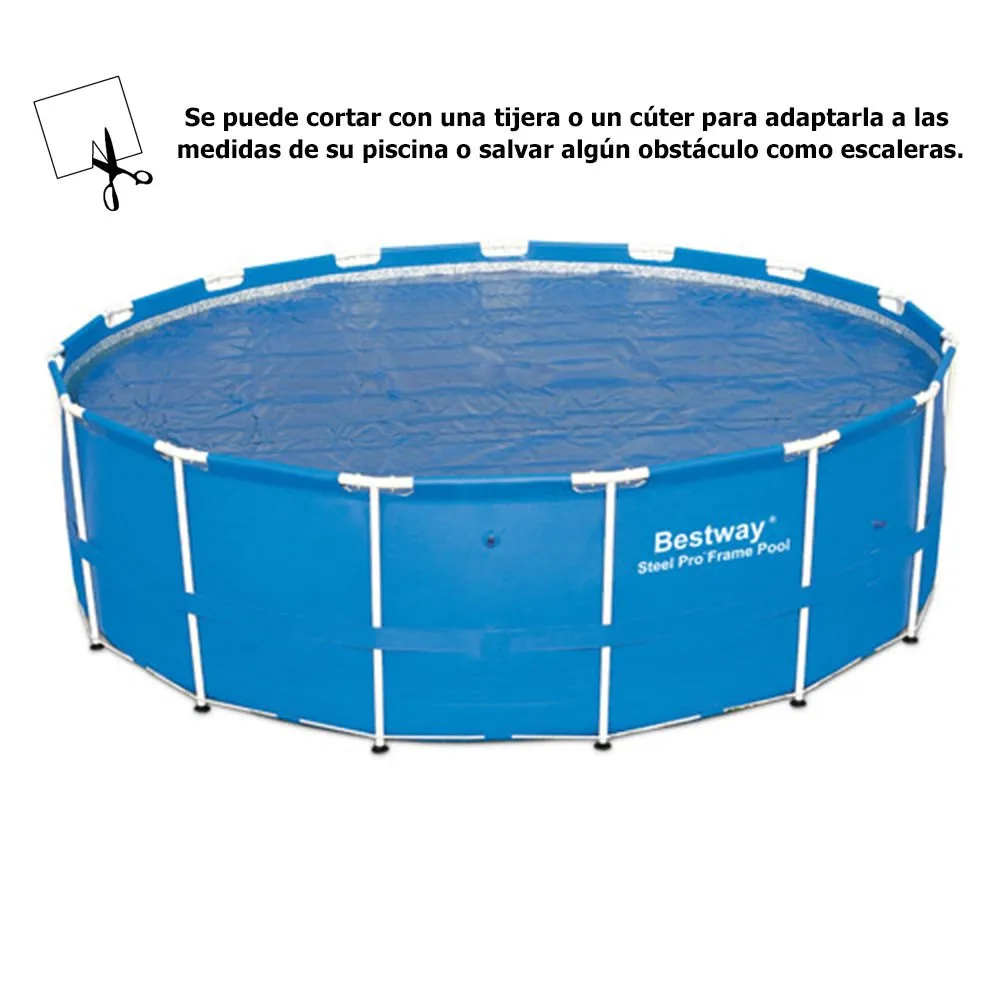 Bestway Solarabdeckung Für Swimmingpools Mit Metallstruktur Ø 488 Cm, Blue, One Size Bestway Solarabdeckung Für Swimmingpools Mit Metallstruktur Ø 488 Cm, Blue, One Size