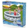 Bestway Space Ship 157x43 Cm Runder Aufblasbarer Pool, Grey / blue, 512L