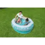 Bestway Sparkle Shell 150x127x43 Cm Runder Aufblasbarer Pool, Clear / blue, 230L