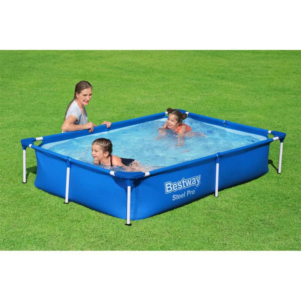 Bestway Splash 225x150x43 Cm Rohrrahmenpools, Blue, 1200L Bestway Splash 225x150x43 Cm Rohrrahmenpools, Blue, 1200L