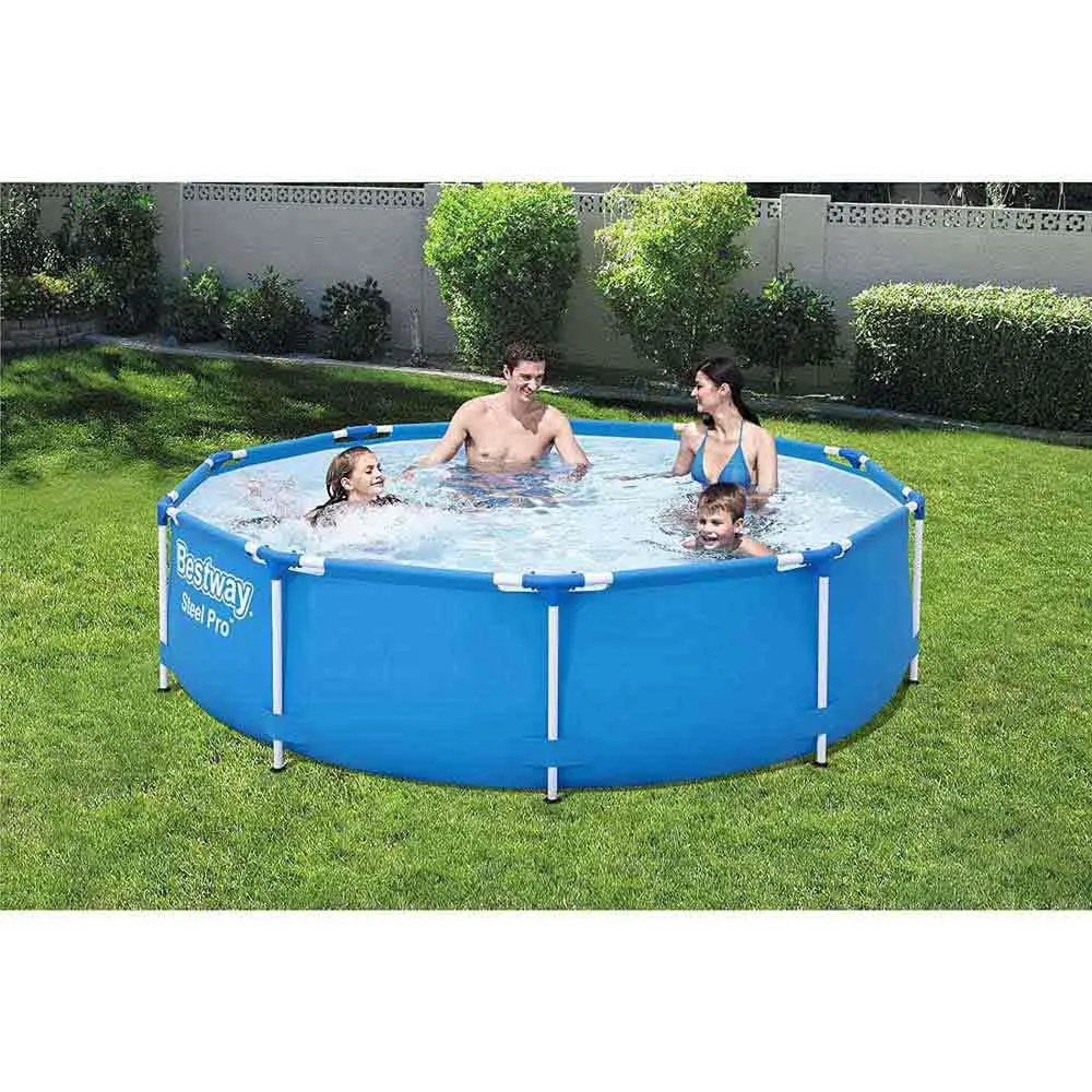Bestway Steel Pro Rohrrahmenpool 305x76 Cm unisex, Blue, 305 x 76cm