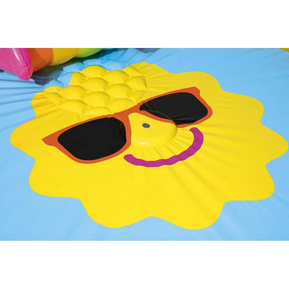Bestway Sunnyland Splash 237x201x104 Cm Rundes Aufblasbares Planschbecken, Yellow / blue, 59L Bestway Sunnyland Splash 237x201x104 Cm Rundes Aufblasbares Planschbecken, Yellow / blue, 59L