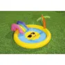 Bestway Sunnyland Splash 237x201x104 Cm Rundes Aufblasbares Planschbecken, Yellow / blue, 59L