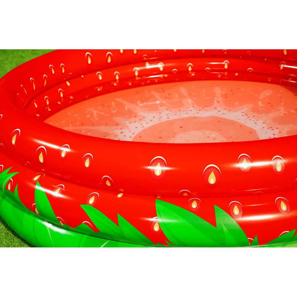 Bestway Sweet Strawberry 160x38 Cm Runder Aufblasbarer Pool, Multicolour, 390L Bestway Sweet Strawberry 160x38 Cm Runder Aufblasbarer Pool, Multicolour, 390L