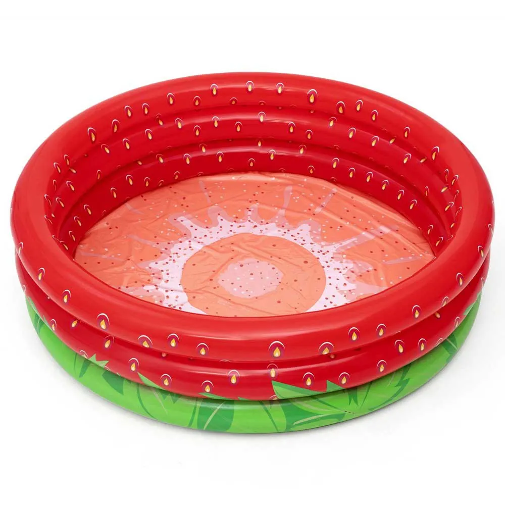 Bestway Sweet Strawberry 160x38 Cm Runder Aufblasbarer Pool, Multicolour, 390L Bestway Sweet Strawberry 160x38 Cm Runder Aufblasbarer Pool, Multicolour, 390L