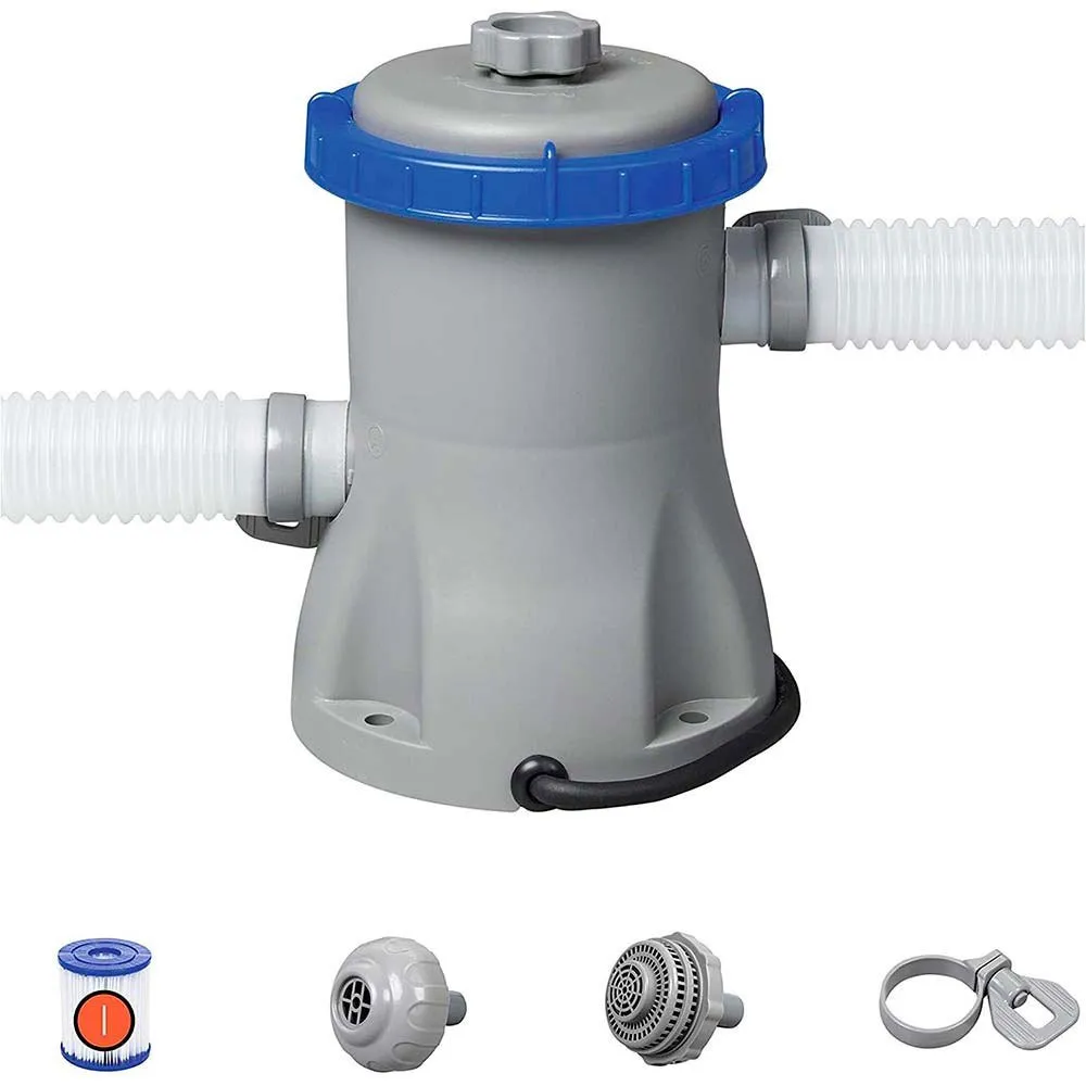 Bestway Swimmingpool-filter 1.249 Liter Pro Stunde, Grey / white, One Size Bestway Swimmingpool-filter 1.249 Liter Pro Stunde, Grey / white, One Size