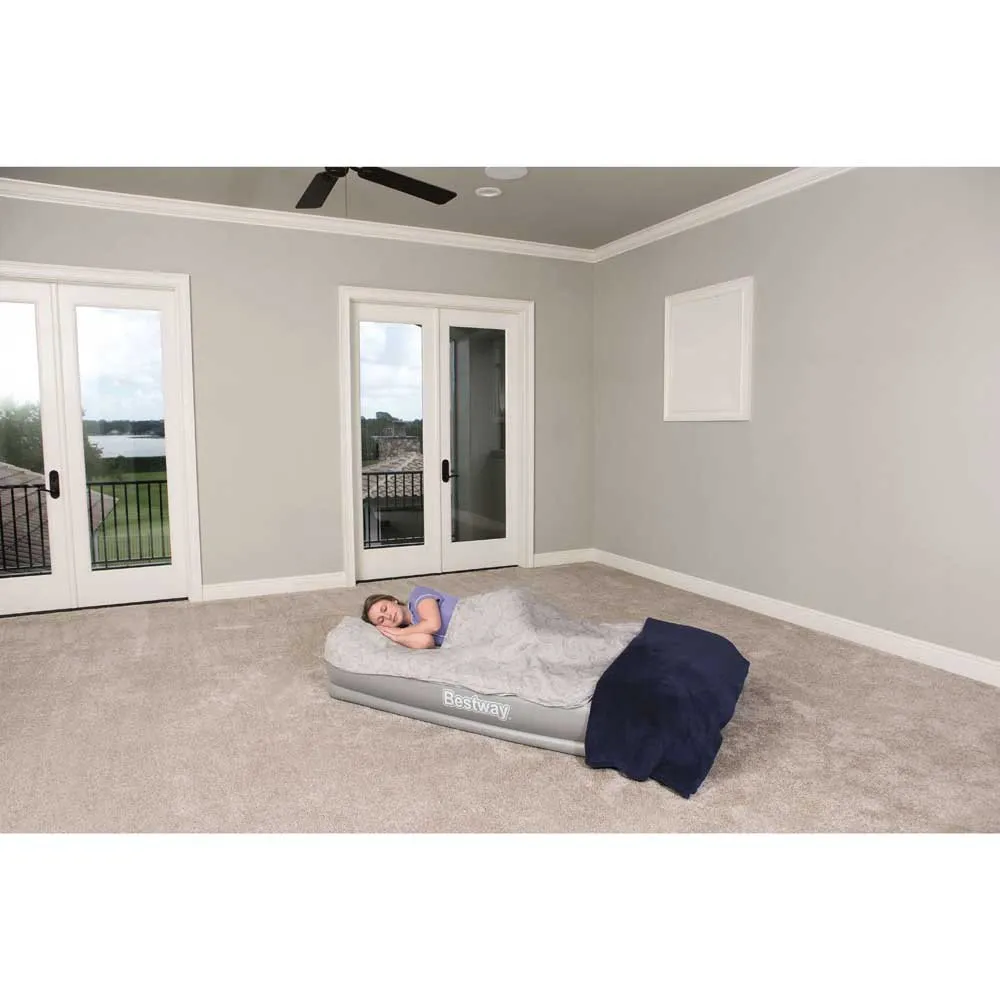 Bestway Tritech Einzel-luftbett, Grey, 191 x 97 x 38cm Bestway Tritech Einzel-luftbett, Grey, 191 x 97 x 38cm