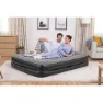 Bestway Tritech Queen Built-in Pump Doppel-luftbett, Grey, 203 x 152 x 46cm