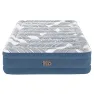 Bestway Tritech Queen Reinforced I-beam Doppel-luftbett Mit Eingebauter Pumpe, Blue / grey, 203 x 152 x 46cm