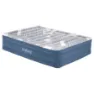 Bestway Tritech Queen Reinforced I-beam Doppel-luftbett Mit Eingebauter Pumpe, Blue / grey, 203 x 152 x 46cm