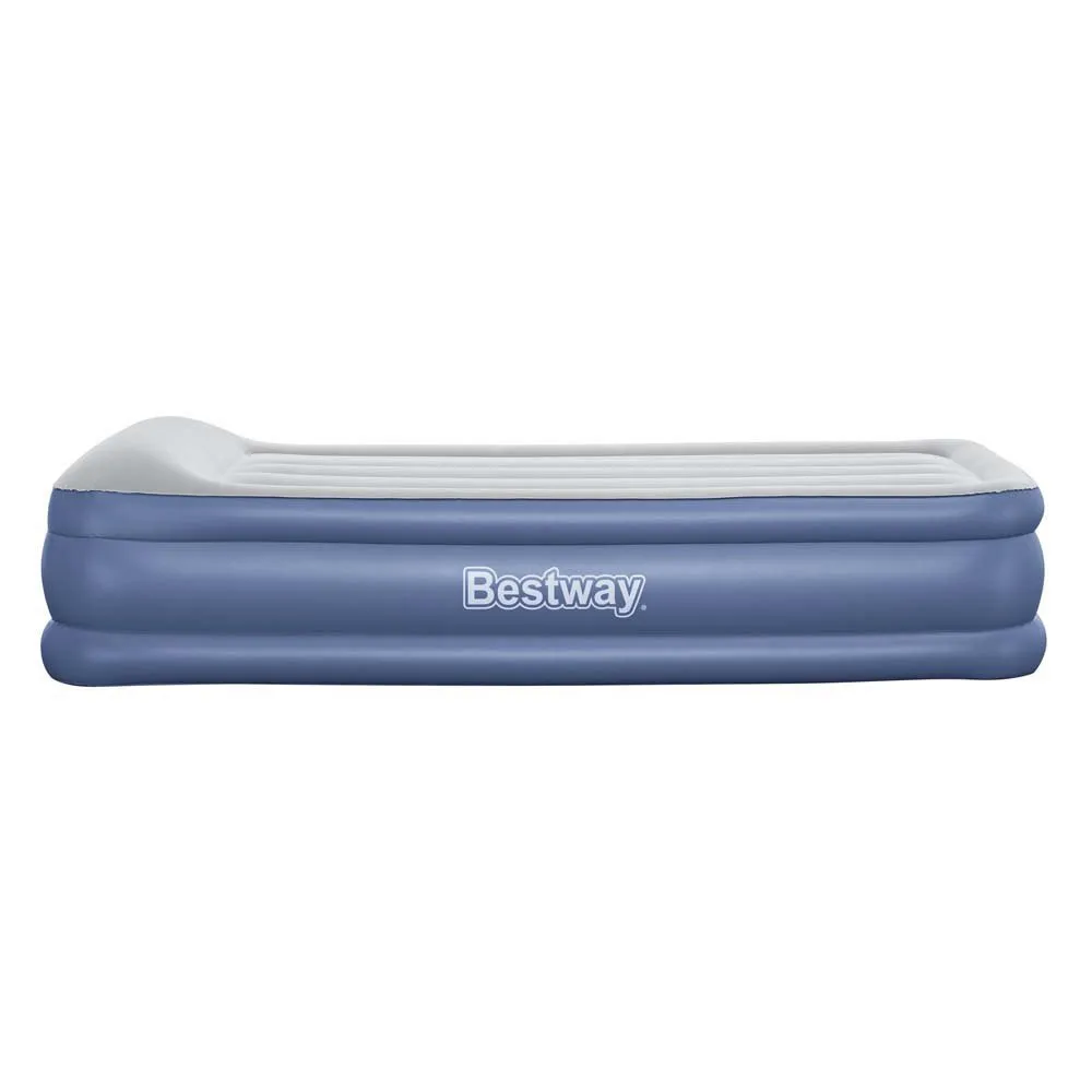 Bestway Tritech Twin Reinforced Einzel-luftbett Mit Eingebauter Pumpe, Grey / black, 191 x 97 x 46cm Bestway Tritech Twin Reinforced Einzel-luftbett Mit Eingebauter Pumpe, Grey / black, 191 x 97 x 46cm