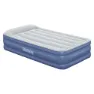 Bestway Tritech Twin Reinforced Einzel-luftbett Mit Eingebauter Pumpe, Grey / black, 191 x 97 x 46cm