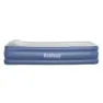 Bestway Tritech Twin Reinforced Einzel-luftbett Mit Eingebauter Pumpe, Grey / black, 191 x 97 x 46cm