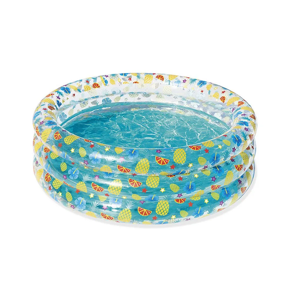 Bestway Tropical Play Ø150x53 Cm Runder Aufblasbarer Pool unisex, Clear, 445L Bestway Tropical Play Ø150x53 Cm Runder Aufblasbarer Pool unisex, Clear, 445L