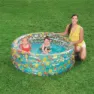 Bestway Tropical Play Ø150x53 Cm Runder Aufblasbarer Pool unisex, Clear, 445L