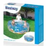 Bestway Tropical Play Ø170x53 Cm Runder Aufblasbarer Pool, Clear, 697L