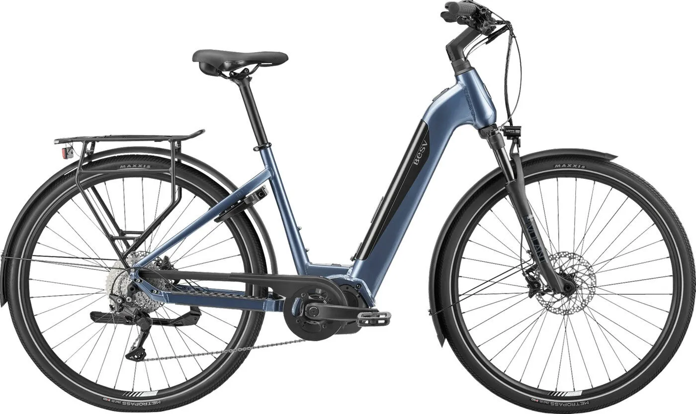 BESV TR 1.3 Low Step Dark Onyx Blue Gloss 28" 630 Wh Wave, Blau, L BESV TR 1.3 Low Step Dark Onyx Blue Gloss 28" 630 Wh Wave, Blau, L
