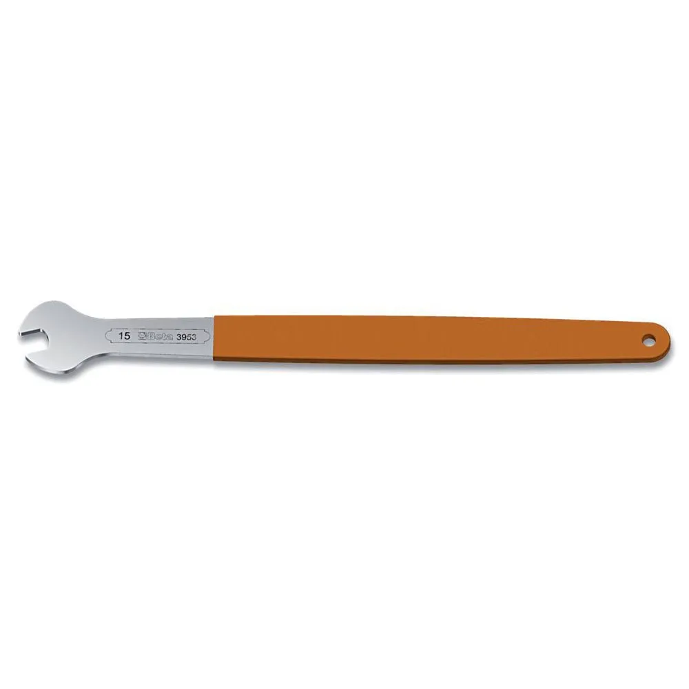 Beta Utensili 15x401 Mm Pedalschlüssel, Silver / brown, One Size Beta Utensili 15x401 Mm Pedalschlüssel, Silver / brown, One Size