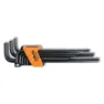 Beta Utensili 2-10 Mm Langes Sechskantschlüssel-set 8 Einheiten, Black, One Size