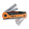 Beta Utensili 2.5-10 Mm Sechskantschlüssel 7 Einheiten, Silver, One Size