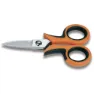 Beta Utensili Elektrikerschere Mit Geraden Klingen 44 Mm, Orange / black / silver, One Size